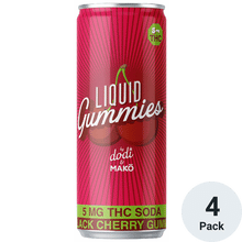 Liquid Gummies THC 5mg Black Cherry