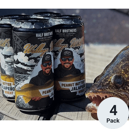 Half Brothers Walleye Will's Peanut Butter + Jalapeno Wheat Ale