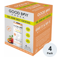 Good Boy Vodka John Daly cocktail Peach iced tea & lemonade