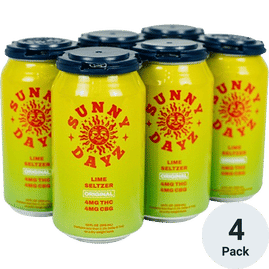 Sunny Dayz THC 4mg Lime Seltzer