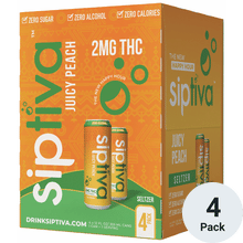 Siptiva THC 2mg Juicy Peach VA