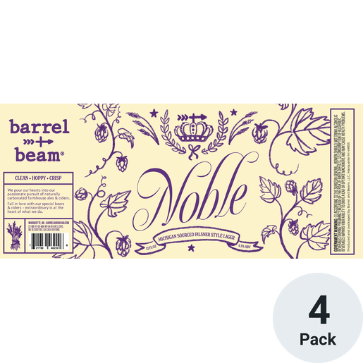 Barrel & Beam Noble Pilsner