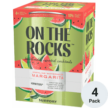 On The Rocks Sparkling Watermelon Margarita Canned Cocktail