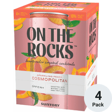 On The Rocks Sparkling Peach Cosmopolitan Canned Cocktail
