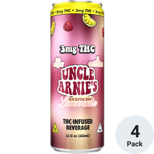 Uncle Arnie's THC 3mg Raspberry Lemonade CT