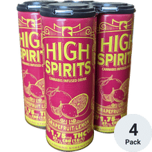 High Spirits THC 1.75mg Grapefruit Lemon CO