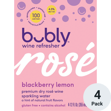 Bubly' Blackberry Lemon Wine Refresher