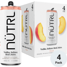 Nutrl Peach Vodka Hard Seltzer