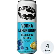Dogfish Head Blueberry Citrus Vodka Lemon Drop Cocktail