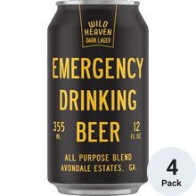 Wild Heaven Black Emergency Drinking Beer