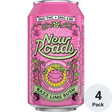 New Roads THC 3mg Razz Lime CT