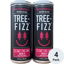 Tree-Fizz THC 5mg Peach Strawberry VA