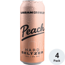 Urban Growler Peach Hard Seltzer