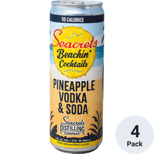 Seacrets Beachin' Cocktails Pineapple Vodka & Soda
