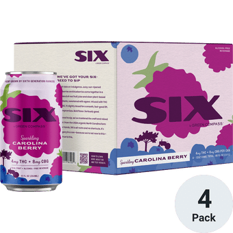Six THC 4mg Carolina Berry