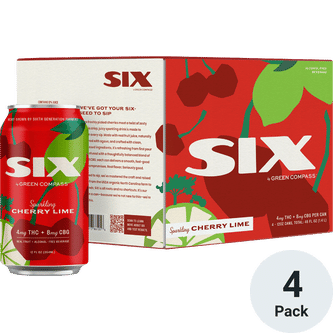 Six THC 4mg Cherry Lime