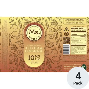 Ms. Jane's THC 10mg Iced Tea and Lemonade