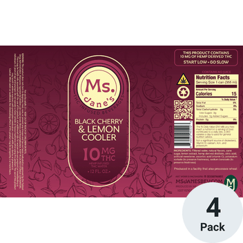Ms. Jane's THC 10mg Black Cherry Lemon