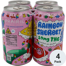 Prairie THC 10mg Rainbow Sherbet