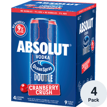 Absolut Ocean Spray Double Cranberry Vodka