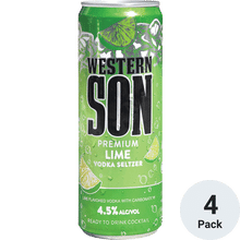 Western Son Lime Vodka Seltzer