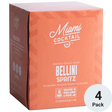 Miami Cocktail Organic Spritz Bellini Mango Peach