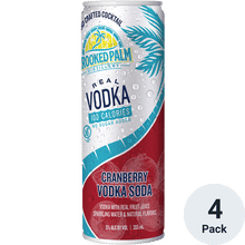 Crooked Palm Cranberry Vodka Soda