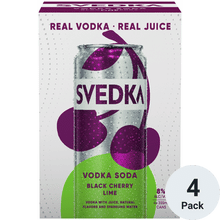 Svedka Vodka Soda Black Cherry Lime