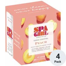 Spa Girl Vodka Cocktail Peach