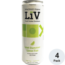 LiV Craft Cocktail Last Summer Lime Fizz