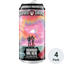 Clown Shoes Rainbows are Real Hazy IPA infused with terpenes