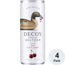 Decoy Premium Seltzer Rose with Black Cherry