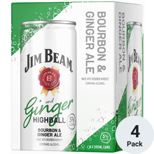 Jim Beam Ginger Highball Bourbon Seltzer