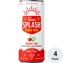 Sun Splash Cherry Lime Vodka Soda