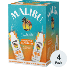 Malibu Cocktail Pineapple Bay Breeze