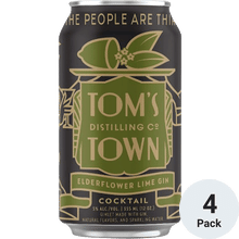 Tom's Town Elderflower Lime Gin Cocktails