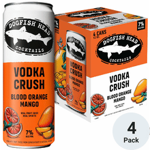 Dogfish Head Blood Orange Mango Vodka Crush Cocktail