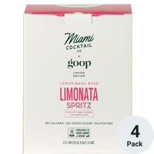 Miami Cocktail x Goop Lemon Basil Rose Limonata Spritz