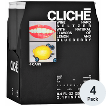 Cliche Lemon Blueberry Wine Hard Seltzer