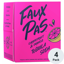 Faux Pas Grapefruit & Orange Tequila Soda