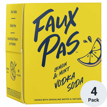 Faux Pas Lemon & Mint Vodka Soda