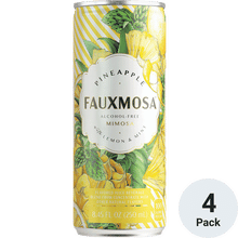 Fauxmosa Pineapple Lemon & Mint Non-Alcoholic Mimosa