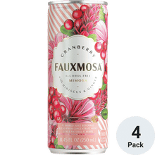 Fauxmosa Cranberry Hibiscus & Ginger Non-Alcoholic Mimosa