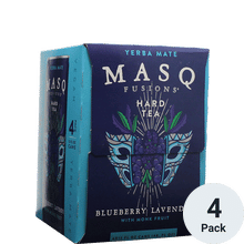 MASQ Fusions Hard Tea Blueberry Lavender 4pk can