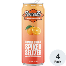 Stewart's Orange Cream Spiked Seltzer