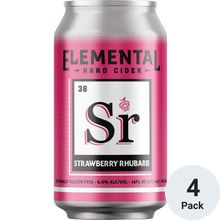 Elemental Hard Cider Strawberry Rubarb