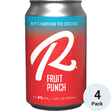 Riley's Handcrafted Cocktails Fruit Punch