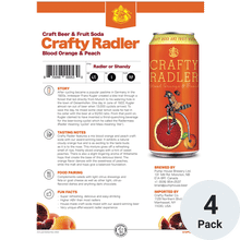 Pump House Crafty Radler Blood Orange & Peach