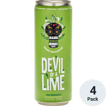 Damn Right Devil of a Lime Margarita Cocktail
