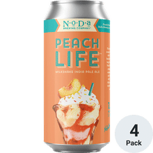 NoDa Peach Life Milkshake IPA